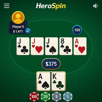 HeroSpin - Poker Table Game - Texas Hold'em and Variants